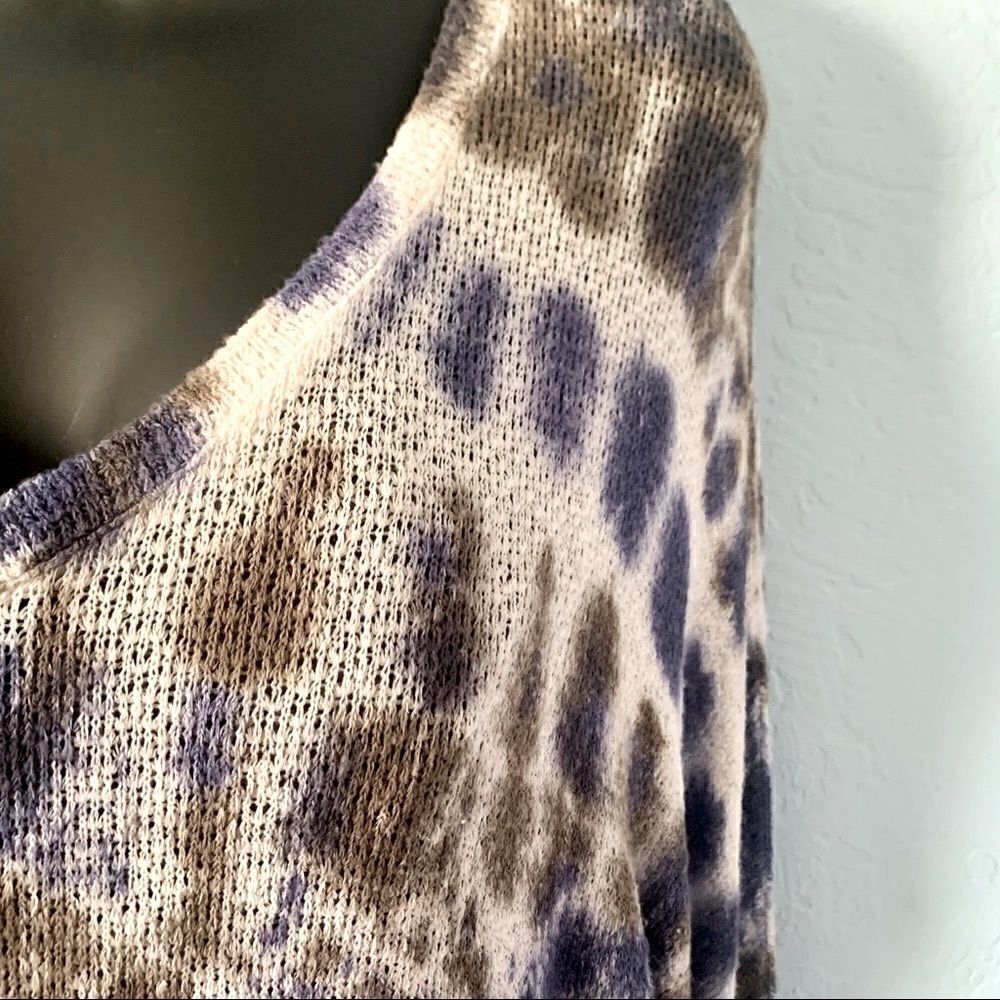 PARTY Tie Dye Knit Dolman Sleeve Tunic Sweater Size Small - Picture 2 of 8